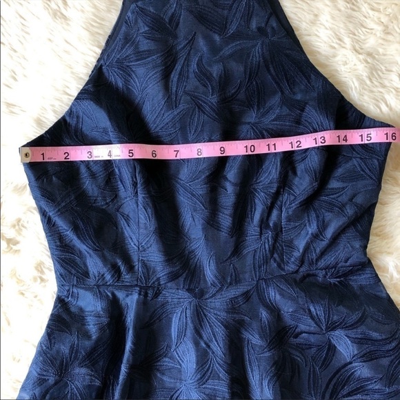 Keepsake the Label Dress Embroidered Organza Jacquard Navy M - Picture 10 of 13